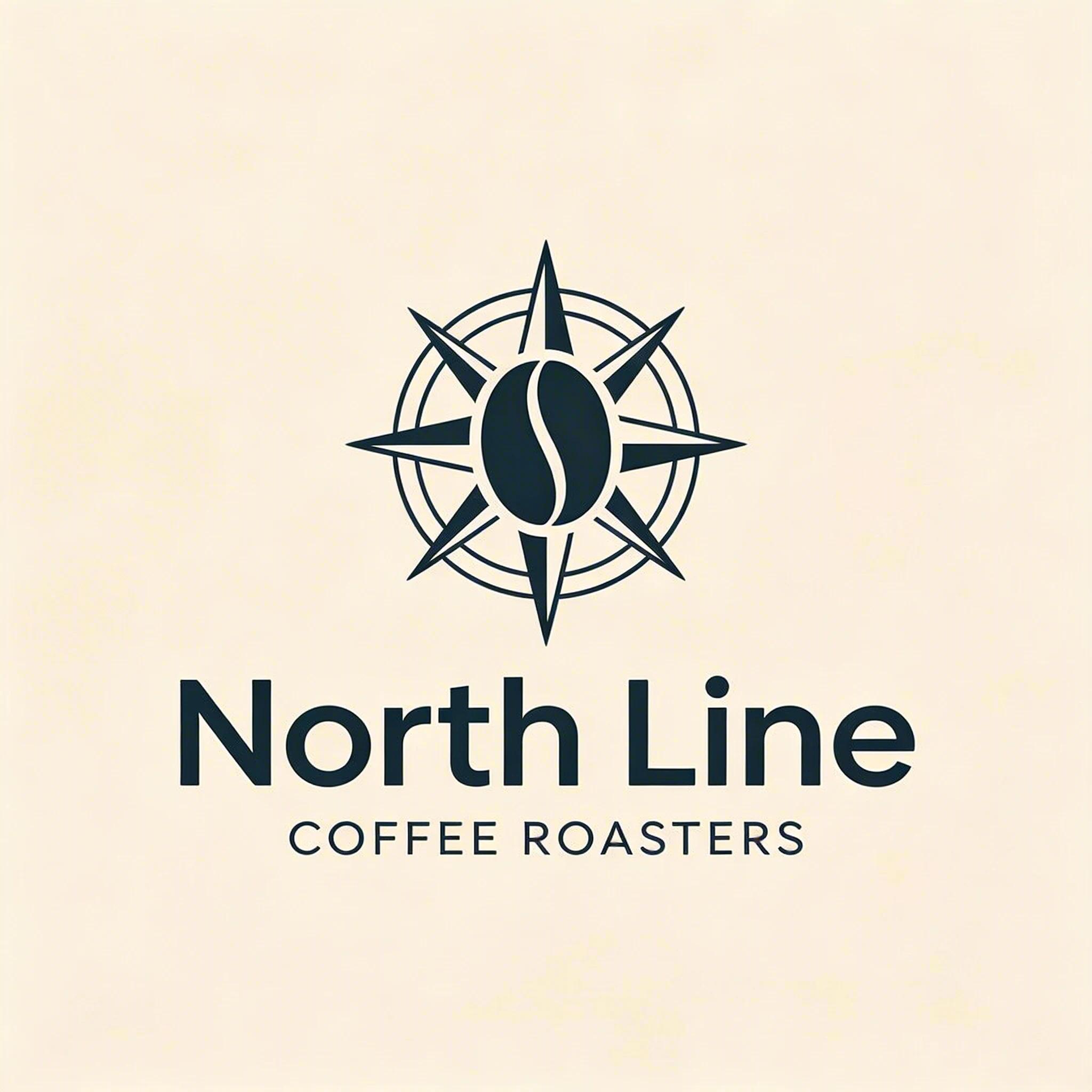 North Line Coffee roasters geometric logo mark